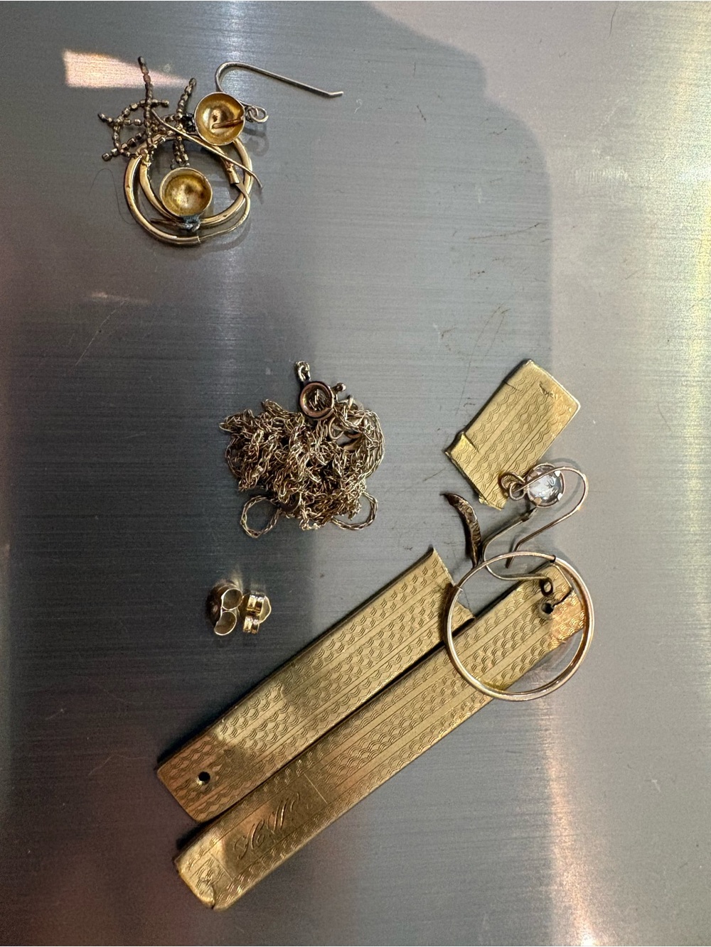8 grams scrap gold 10k and 14k mix BELOW SPOT